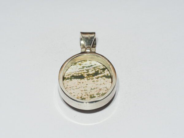 Pendentif n°2 Jaspe Océan & Argent 925 – Image 4