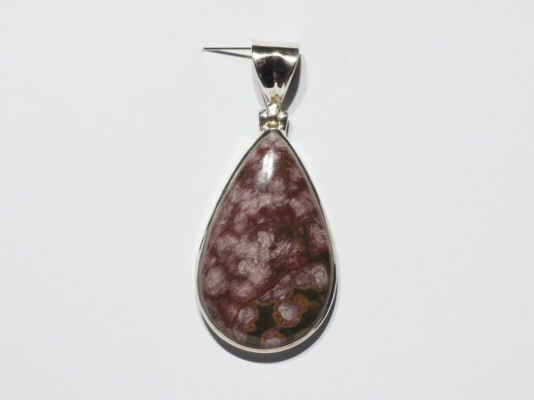 Pendentif n°3 Jaspe Océan & Argent 925