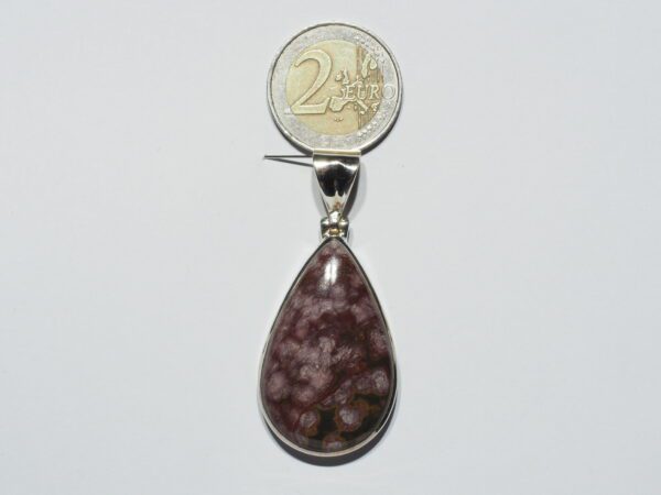 Pendentif n°3 Jaspe Océan & Argent 925 – Image 10