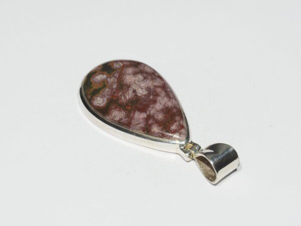 Pendentif n°3 Jaspe Océan & Argent 925 – Image 7