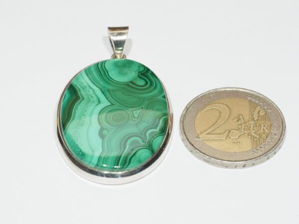 Pendentif n°1 Malachite & Argent 925 – Image 11