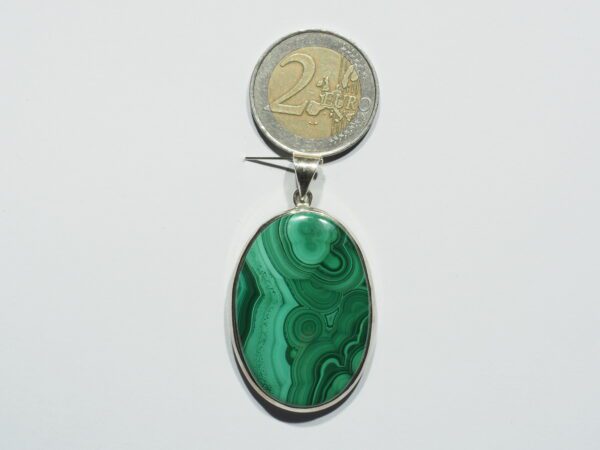 Pendentif n°1 Malachite & Argent 925 – Image 12