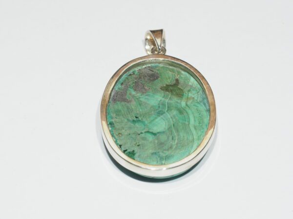 Pendentif n°1 Malachite & Argent 925 – Image 4