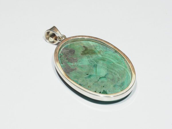 Pendentif n°1 Malachite & Argent 925 – Image 6