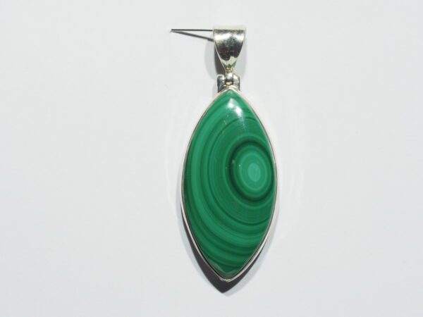 Pendentif n°3 Malachite & Argent 925