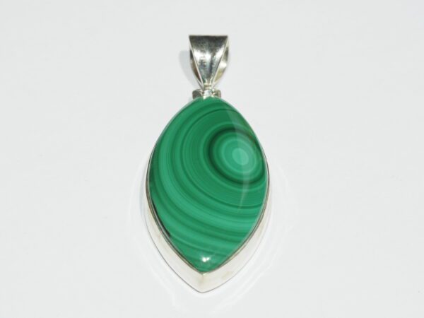 Pendentif n°3 Malachite & Argent 925 – Image 3