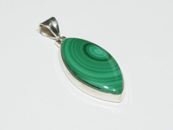 Pendentif n°3 Malachite & Argent 925 – Image 5
