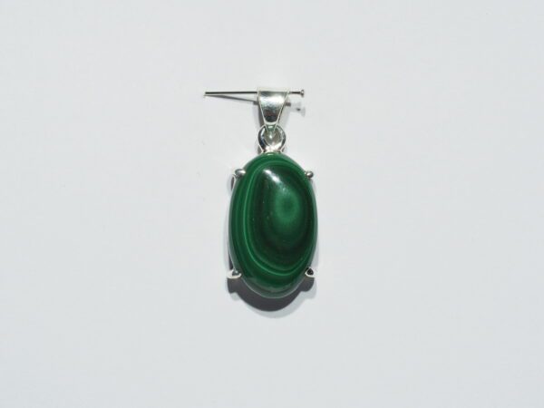 Pendentif n°4 Malachite & Argent 925