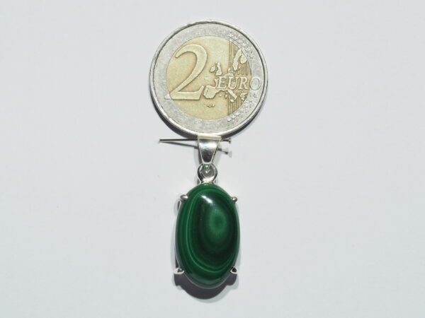 Pendentif n°4 Malachite & Argent 925 – Image 12