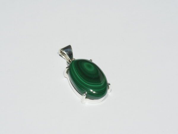 Pendentif n°4 Malachite & Argent 925 – Image 5