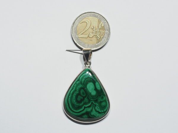 Pendentif n°5 Malachite & Argent 925 – Image 12