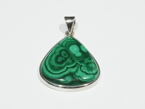 Pendentif n°5 Malachite & Argent 925 – Image 3