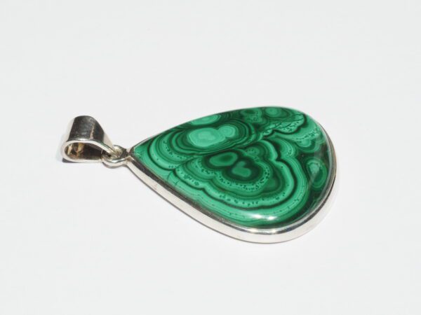 Pendentif n°5 Malachite & Argent 925 – Image 7