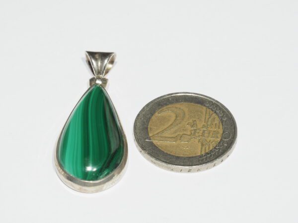 Pendentif n°6 Malachite & Argent 925 – Image 11