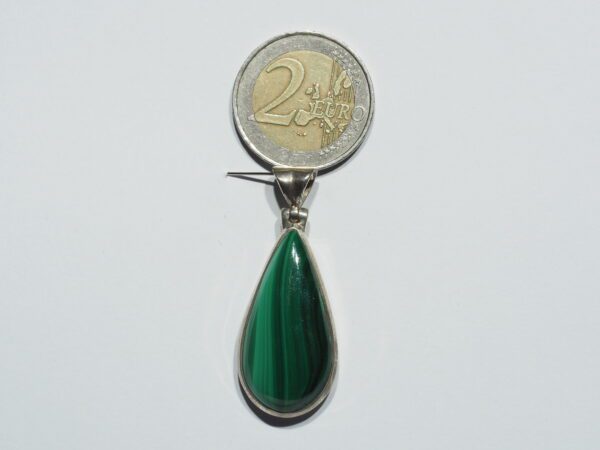 Pendentif n°6 Malachite & Argent 925 – Image 12