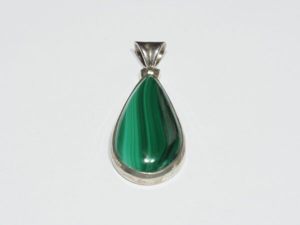 Pendentif n°6 Malachite & Argent 925 – Image 3