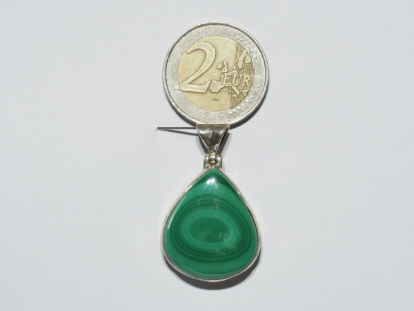 Pendentif n°7 Malachite & Argent 925 – Image 12