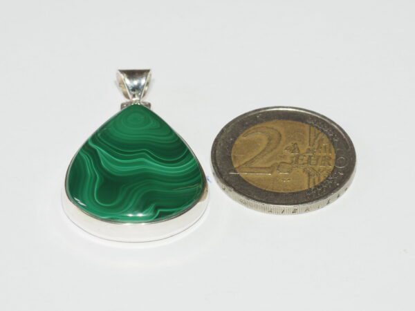 Pendentif n°8 Malachite & Argent 925 – Image 11