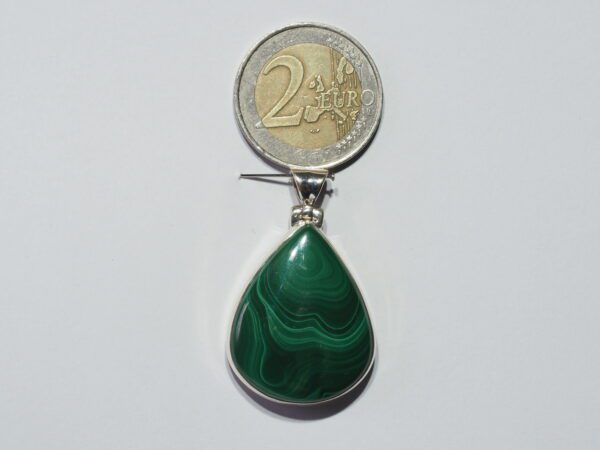Pendentif n°8 Malachite & Argent 925 – Image 12