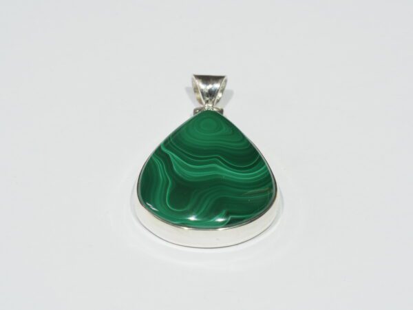 Pendentif n°8 Malachite & Argent 925 – Image 3