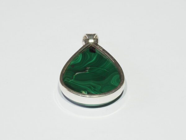 Pendentif n°8 Malachite & Argent 925 – Image 4