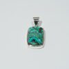 Pendentif n°2 Malachite Chrysocolle & Argent 925 – Image 2
