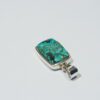 Pendentif n°2 Malachite Chrysocolle & Argent 925 – Image 8