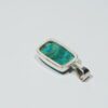 Pendentif n°2 Malachite Chrysocolle & Argent 925 – Image 9