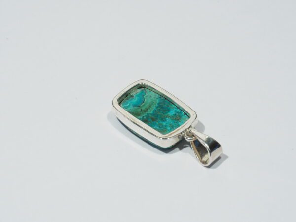 Pendentif n°2 Malachite Chrysocolle & Argent 925 – Image 9