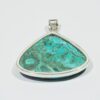Pendentif n°8 Malachite Chrysocolle & Argent 925 – Image 5