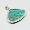 Pendentif n°8 Malachite Chrysocolle & Argent 925 – Image 7
