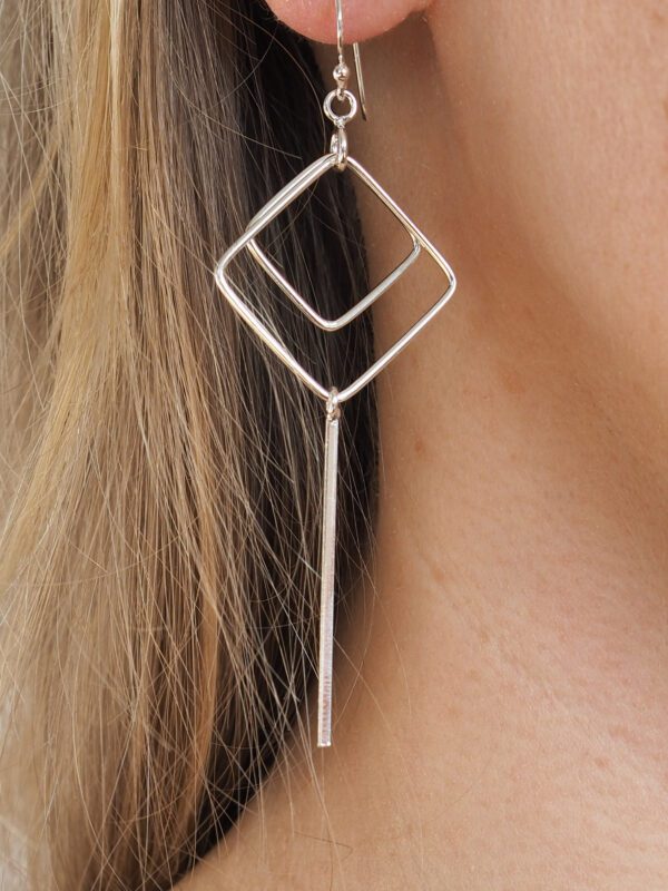 Boucle d'oreille argent 925