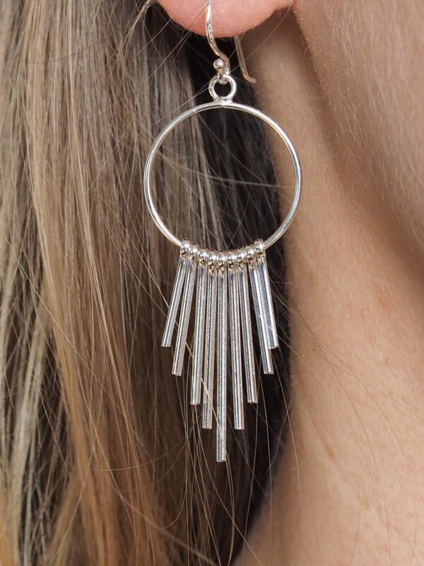 Boucle d'oreille argent 925