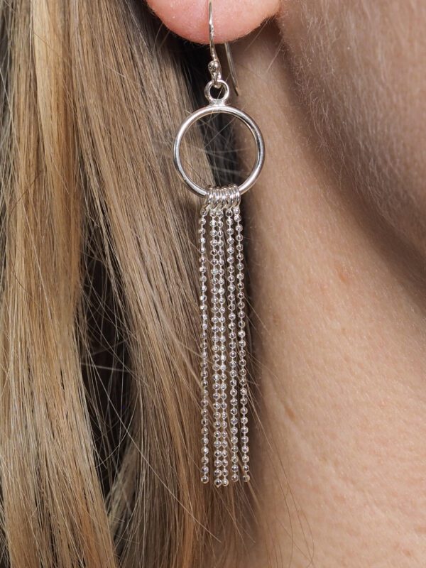 Boucle d'oreille argent 925