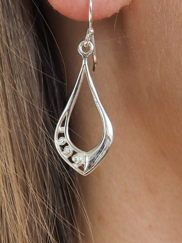 Boucle d'oreille argent 925