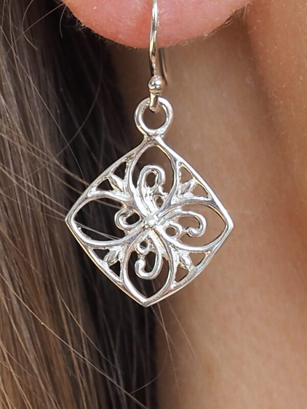 Boucle d'oreille argent 925
