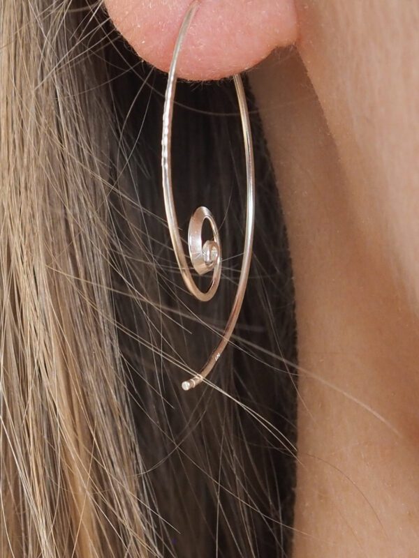 Boucle d'oreille argent 925