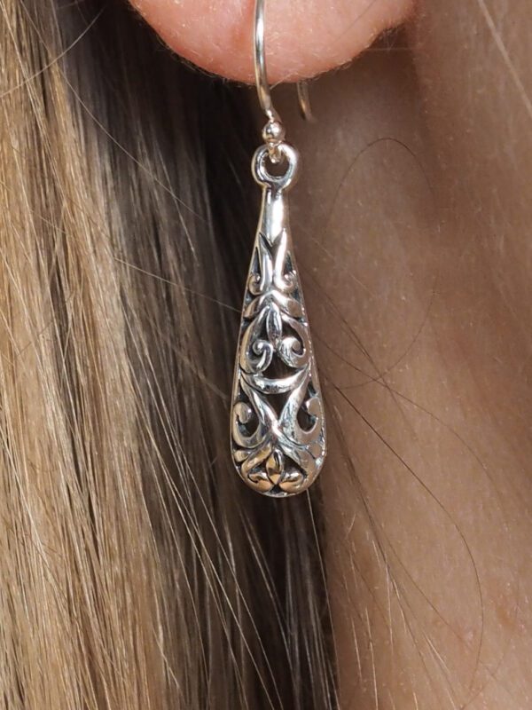 Boucle d'oreille argent 925