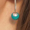 Boucle d'oreille Turquoise et argent 925