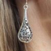Boucle d'oreille argent 925