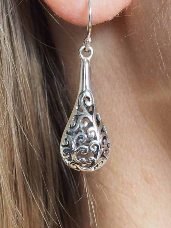 Boucle d'oreille argent 925