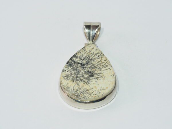 Pendentif n°1 Psilomélane dendrite & Argent 925 – Image 3