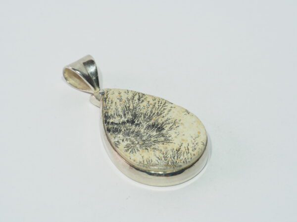 Pendentif n°1 Psilomélane dendrite & Argent 925 – Image 5