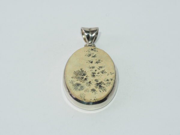 Pendentif n°2 Psilomélane dendrite & Argent 925 – Image 3