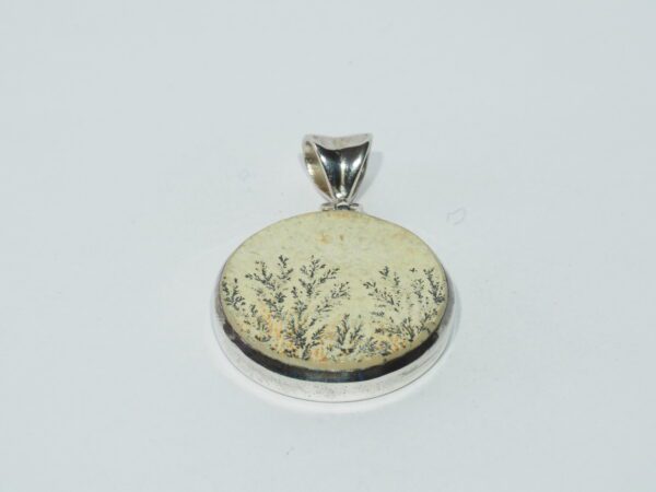 Pendentif n°4 Psilomélane dendrite & Argent 925 – Image 3
