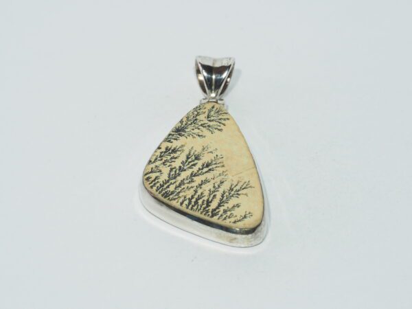 Pendentif n°6 Psilomélane dendrite & Argent 925 – Image 3