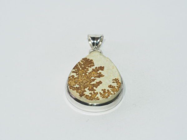 Pendentif n°8 Psilomélane dendrite & Argent 925 – Image 3