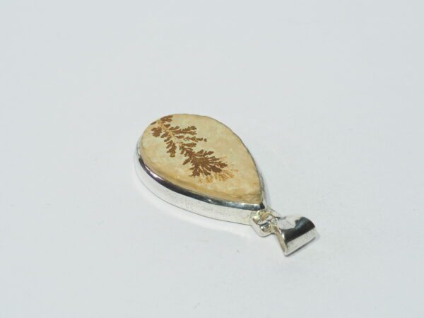 Pendentif n°9 Psilomélane dendrite & Argent 925 – Image 7