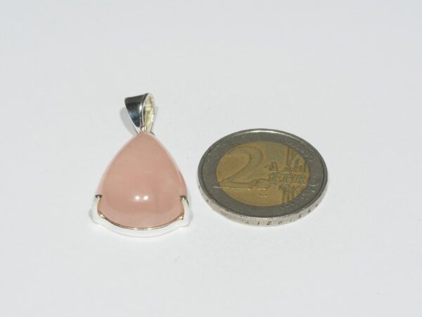 Pendentif n°3 Quartz rose & Argent 925 – Image 9
