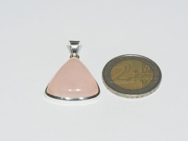 Pendentif n°4 Quartz rose & Argent 925 – Image 9